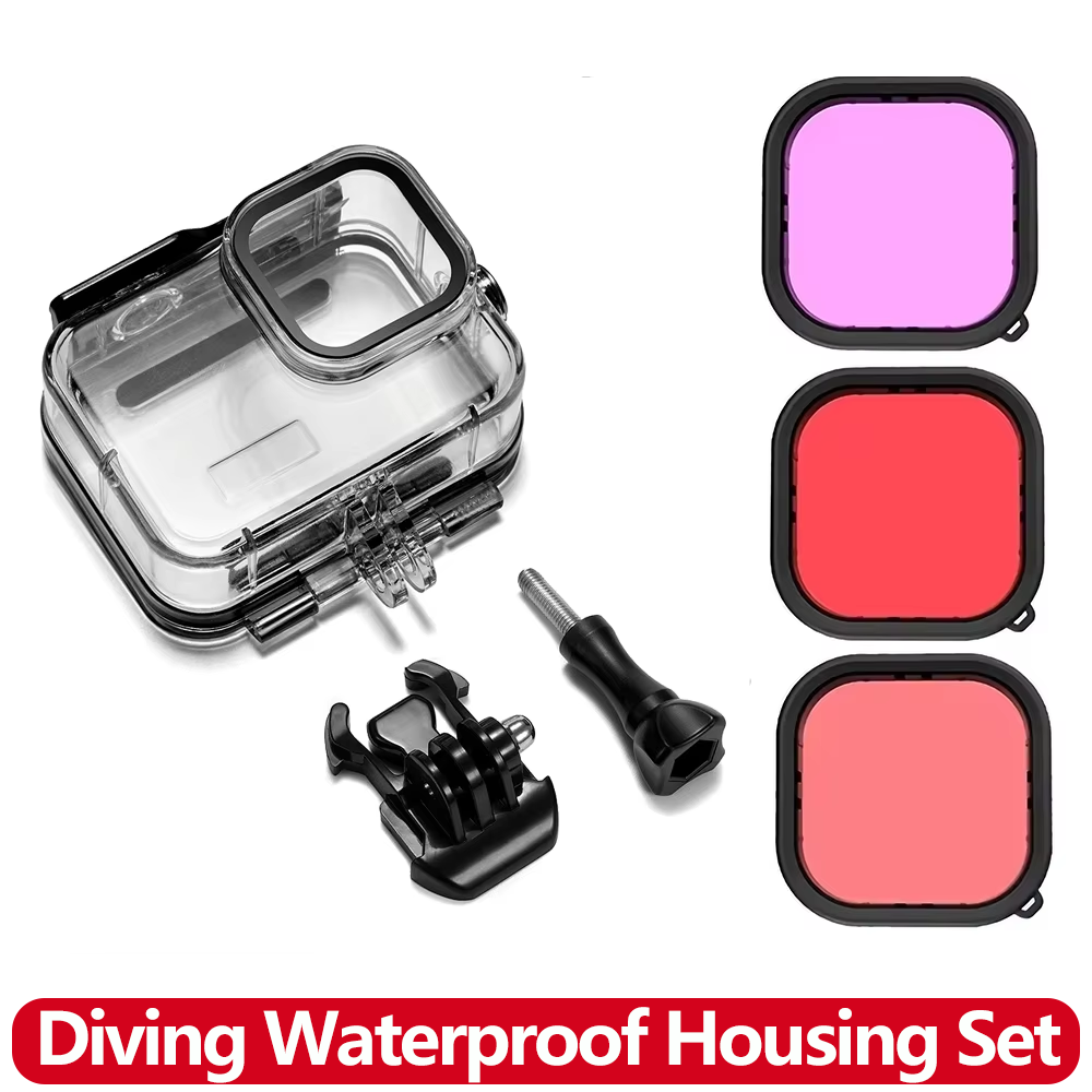 Action Camera Diving Case Underwater 60M - 60M/196FT Underwater Waterproof Case Diving Housing