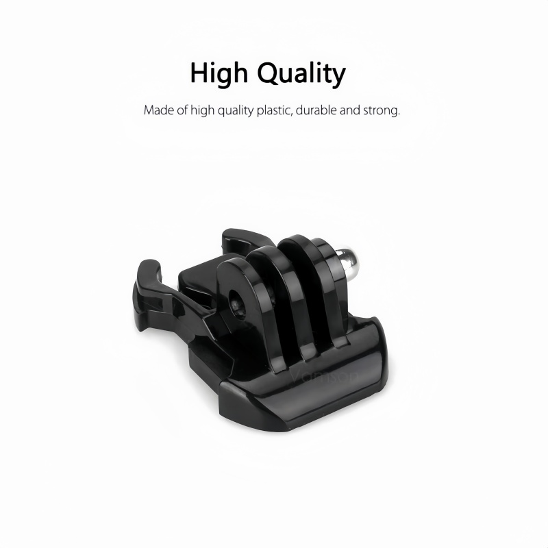 Action Camera Motorcycle Helmet Mount - Universal Quick Release Buckle Clip Basic