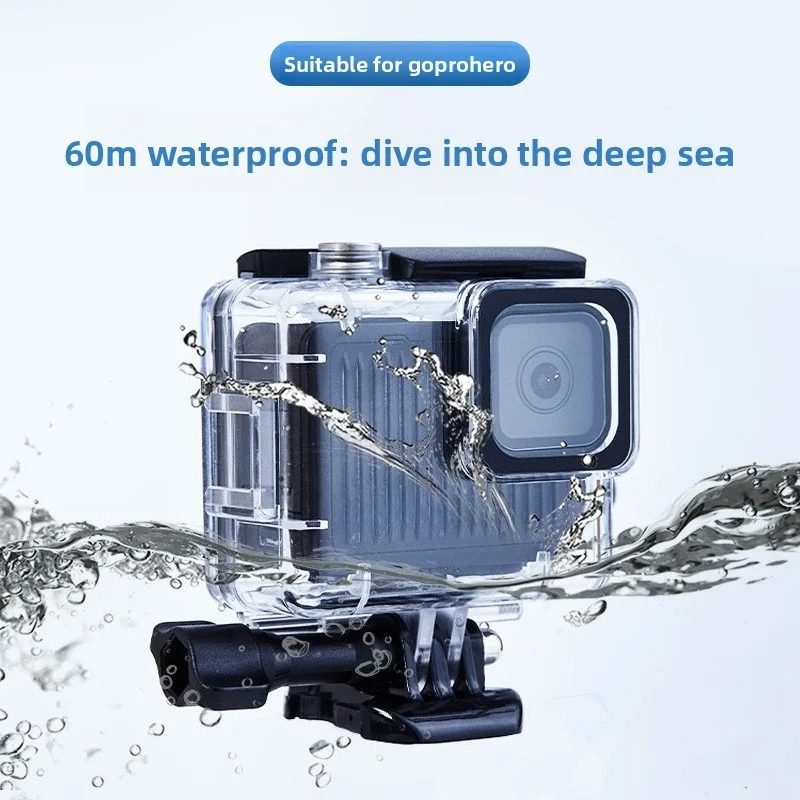 Action Camera Diving Case Underwater 60M - PC Waterproof Case for GO PRO