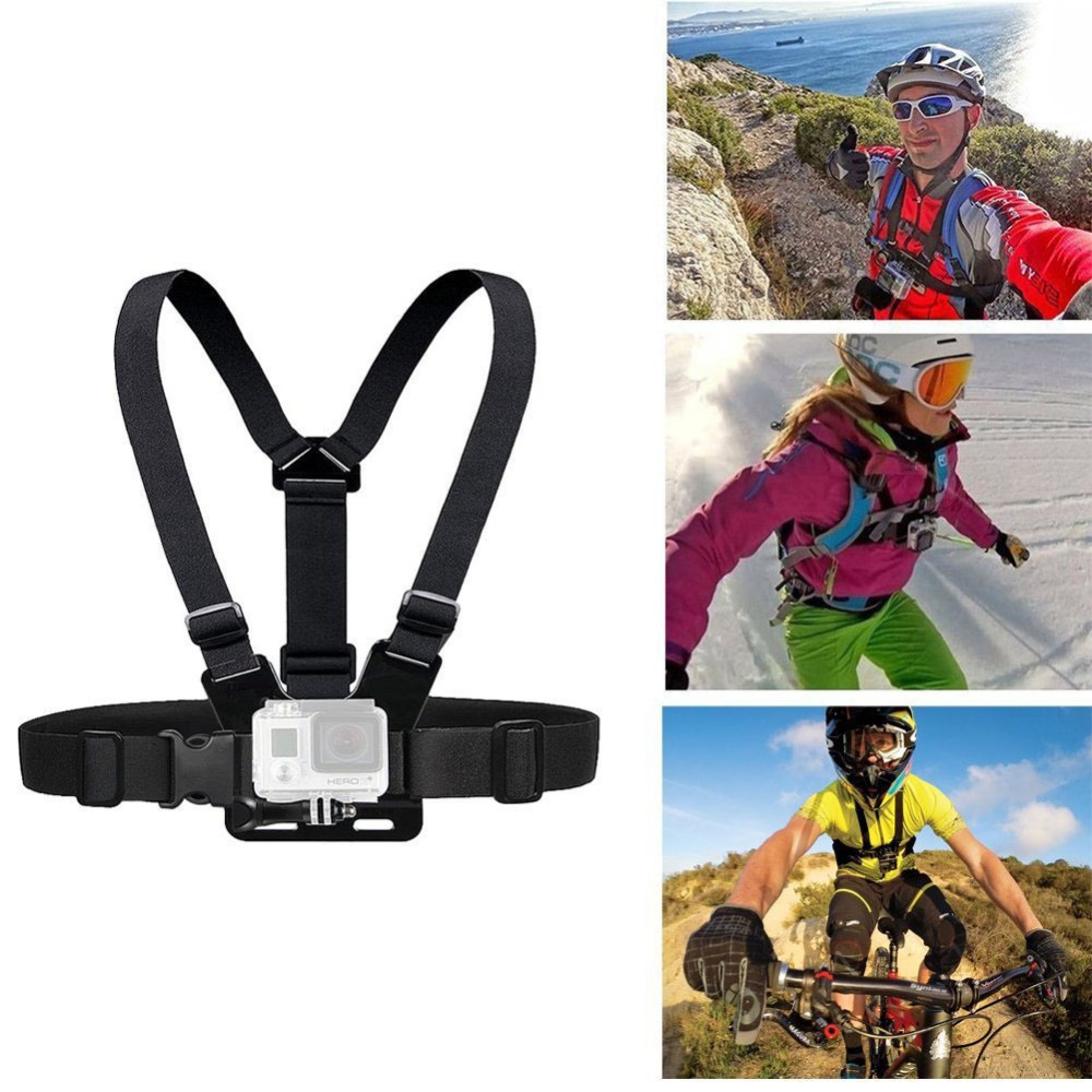 Action Camera Chest Strap Harness Mount - Chest Strap Mount Belt for Gopro