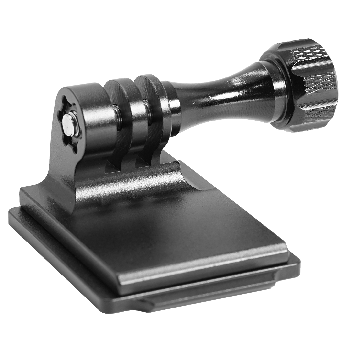 Action Camera Motorcycle Helmet Mount - Aluminum Helmet Base Camera Bracket for