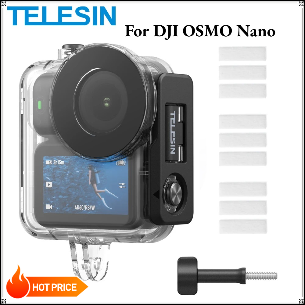 Action Camera Diving Case Underwater 60M - TELESIN 60m Diving Waterproof Case For