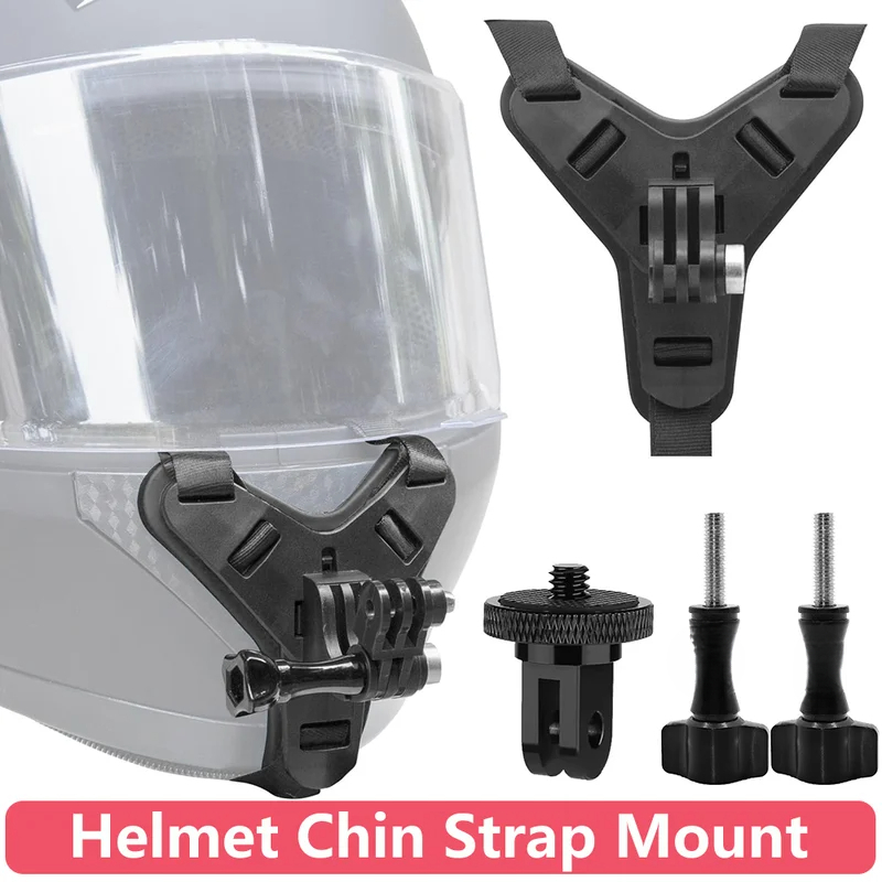 Action Camera Motorcycle Helmet Mount - Motorcycle Helmet Chin Strap Mount Holder