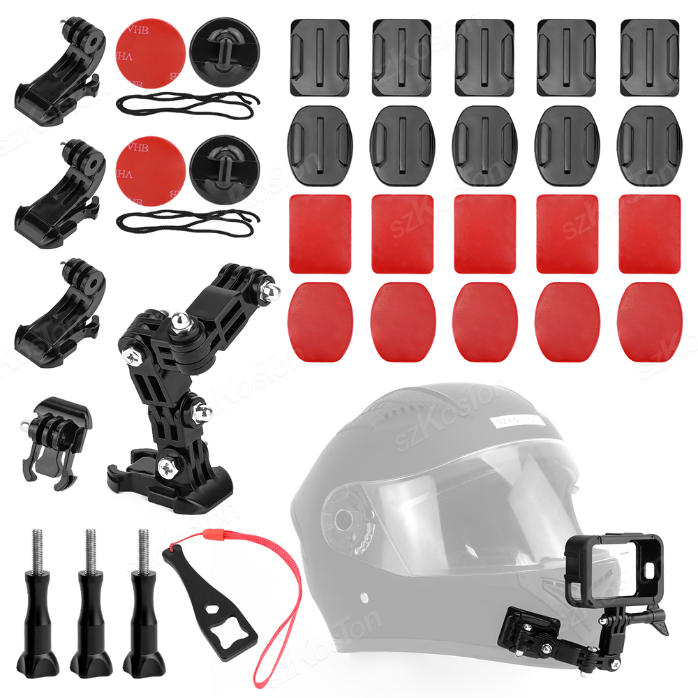 Action Camera Motorcycle Helmet Mount - Motorcycle Helmet Chin Mount Kits for