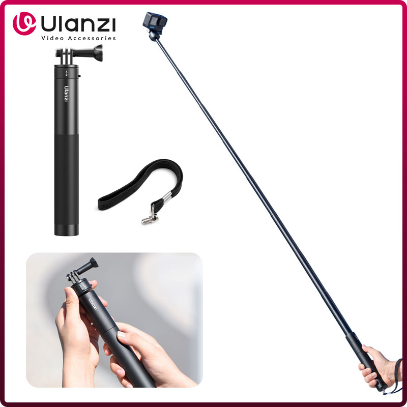 Action Camera Selfie Stick Invisible - Ulanzi Go-Quick II 59 Inch Selfie