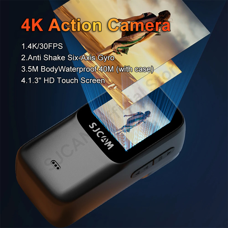 Action Camera Optical Image Stabilization - SJCAM C200 Pro 4K Action Camera