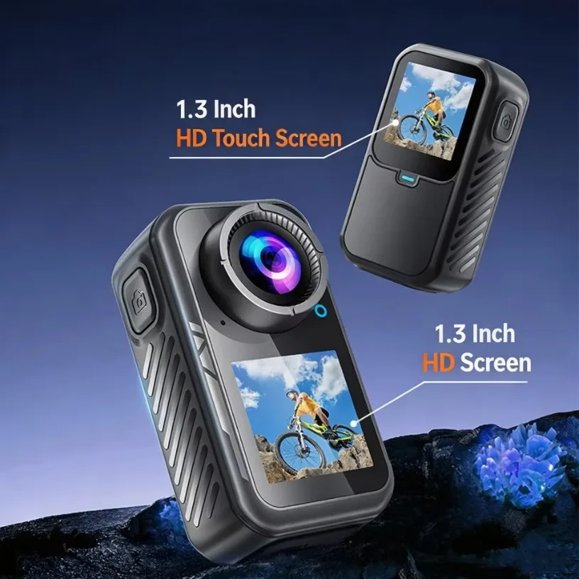 Action Camera Optical Image Stabilization - 4K 60 FPS Action Camera with