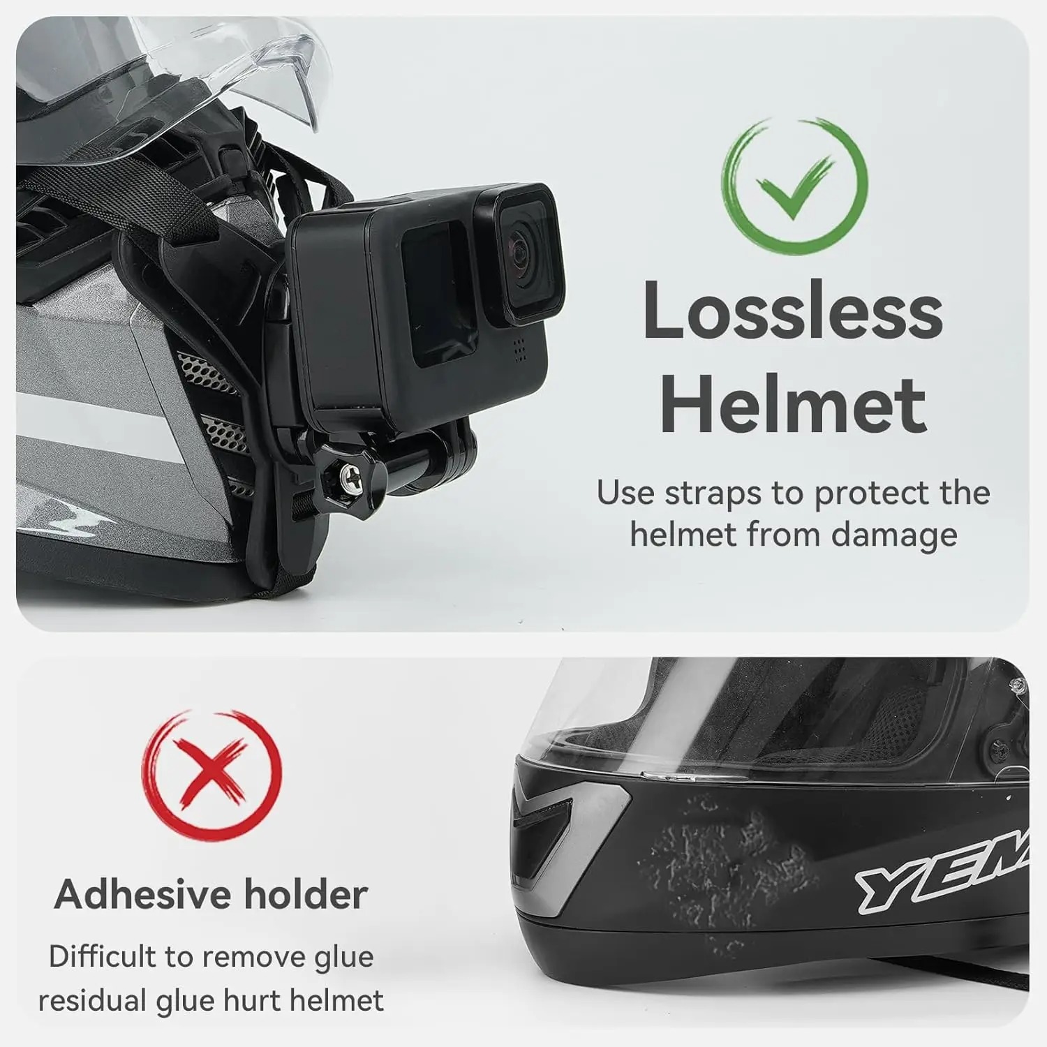 Motorcycle Helmet Chin Strap M - Action Camera Motorcycle Helmet Mount ulasan dan harga