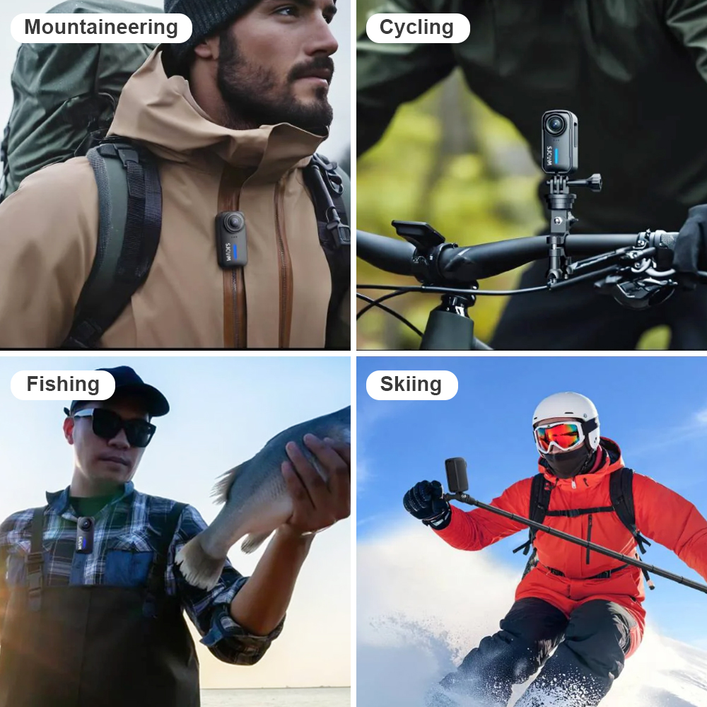 SJCAM C110 Thumb Camera 4K Wat - Action Camera Waterproof 30M Without Case ulasan dan harga