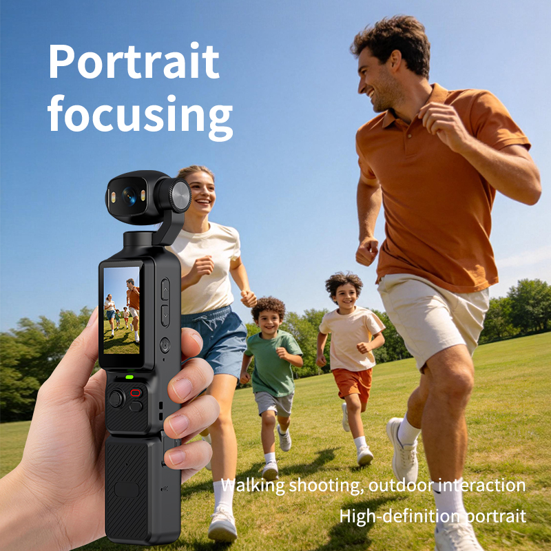 LK-033 4K Pocket Handheld Gimb - Action Camera Optical Image Stabilization ulasan dan harga