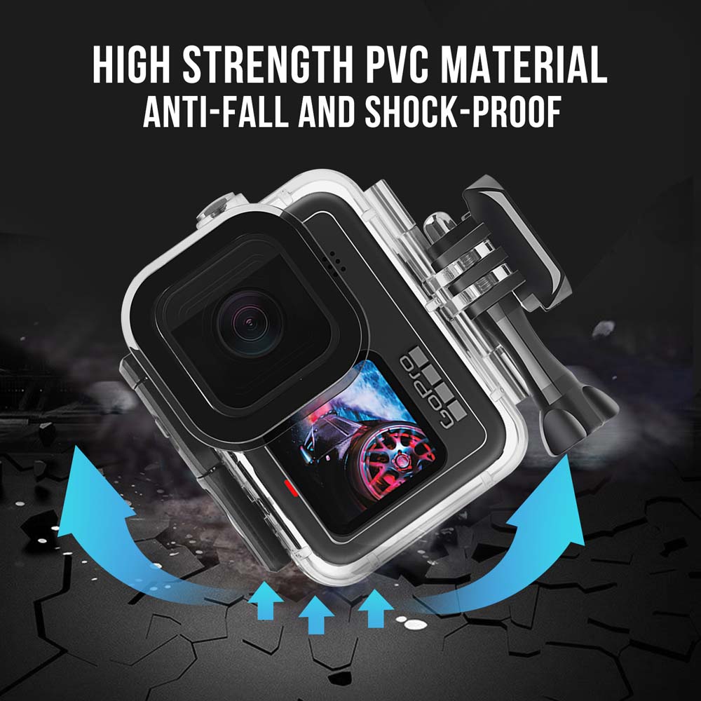 Waterproof 60M Housing For GoP - Action Camera Diving Case Underwater 60M ulasan dan harga