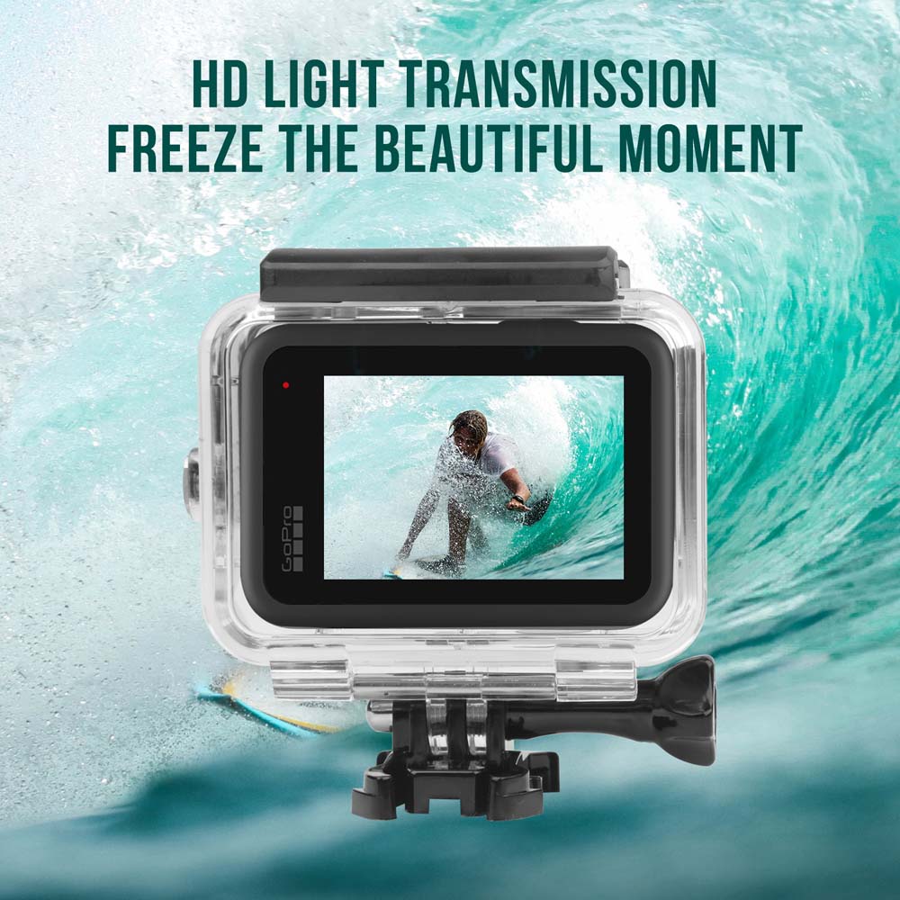 Waterproof 60M Housing For GoP - Action Camera Diving Case Underwater 60M ulasan dan harga