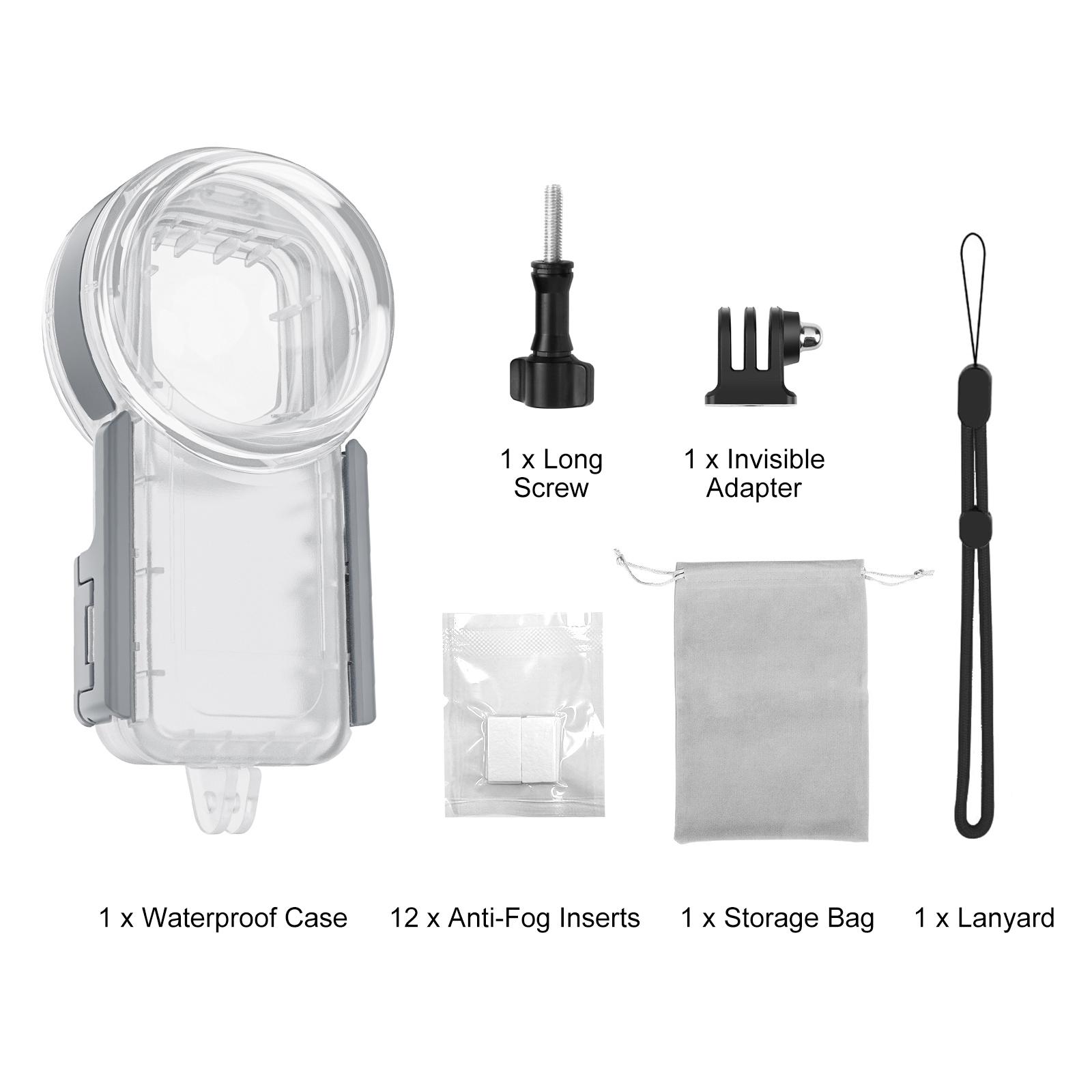 PULUZ For Insta360 X5 Quick Re - Action Camera Diving Case Underwater 60M ulasan dan harga