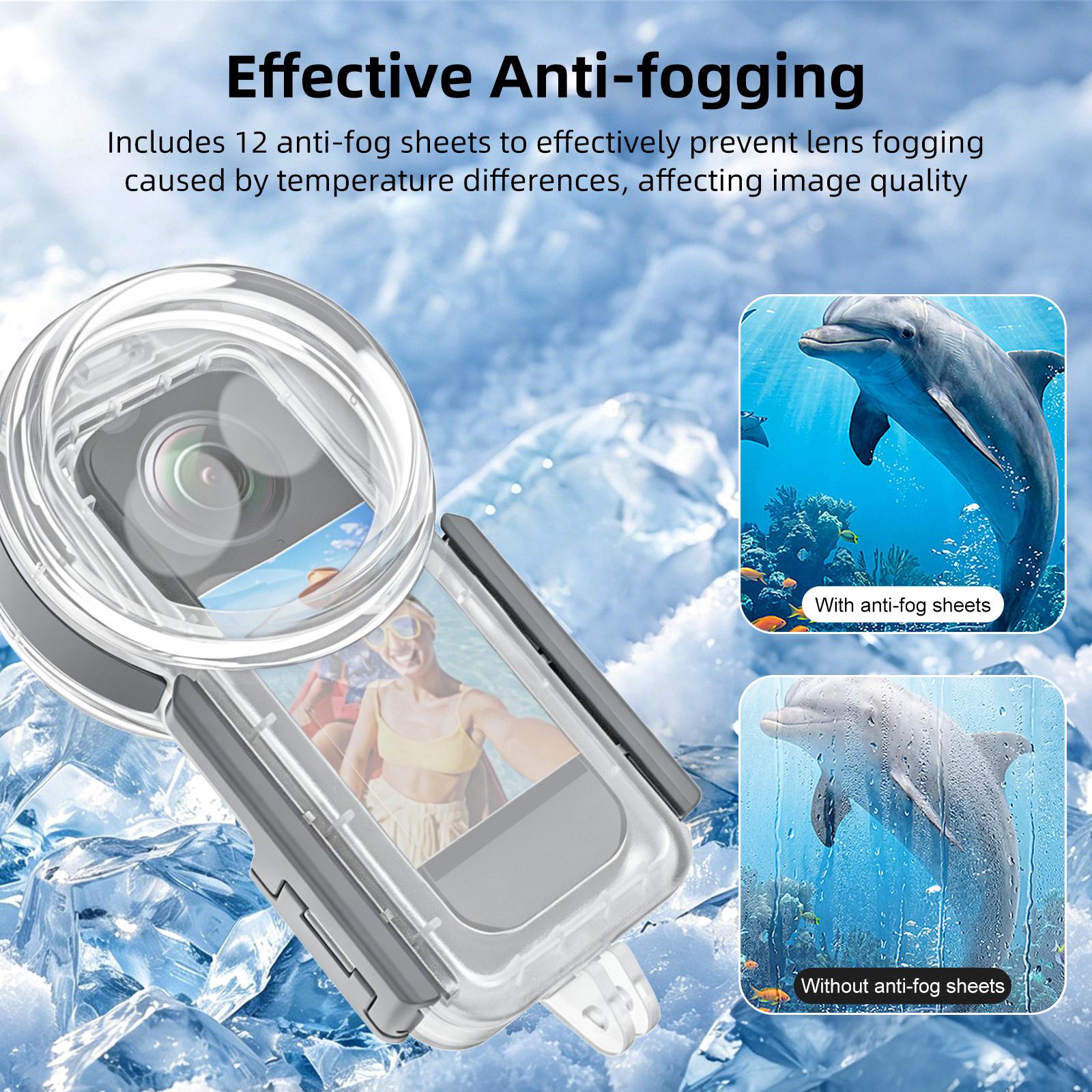 PULUZ For Insta360 X5 Quick Re - Action Camera Diving Case Underwater 60M ulasan dan harga