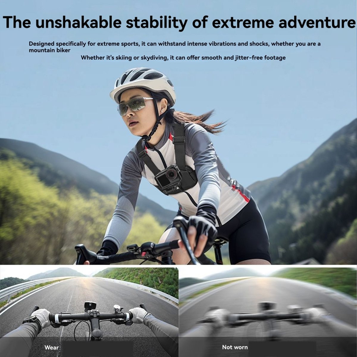 (ABDH) For Insta360 X5 X4 X3 A - Action Camera Chest Strap Harness Mount ulasan dan harga