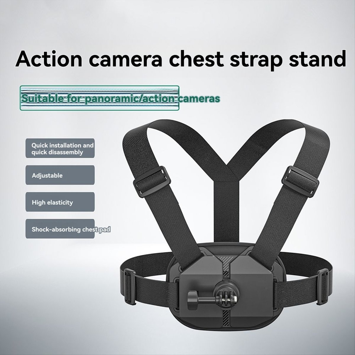 (ABDH) For Insta360 X5 X4 X3 A - Action Camera Chest Strap Harness Mount ulasan dan harga