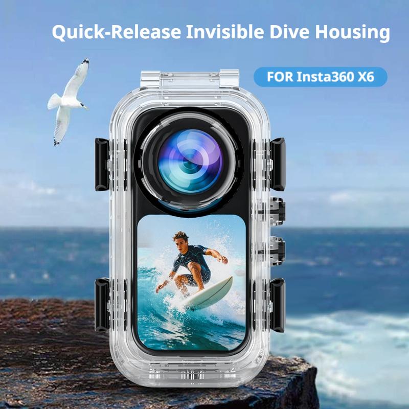 For Insta360 X6 Waterproof Inv - Action Camera Diving Case Underwater 60M ulasan dan harga