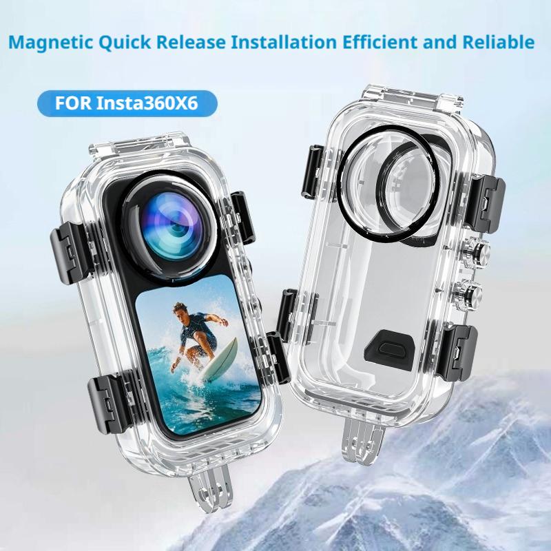 For Insta360 X6 Waterproof Inv - Action Camera Diving Case Underwater 60M ulasan dan harga