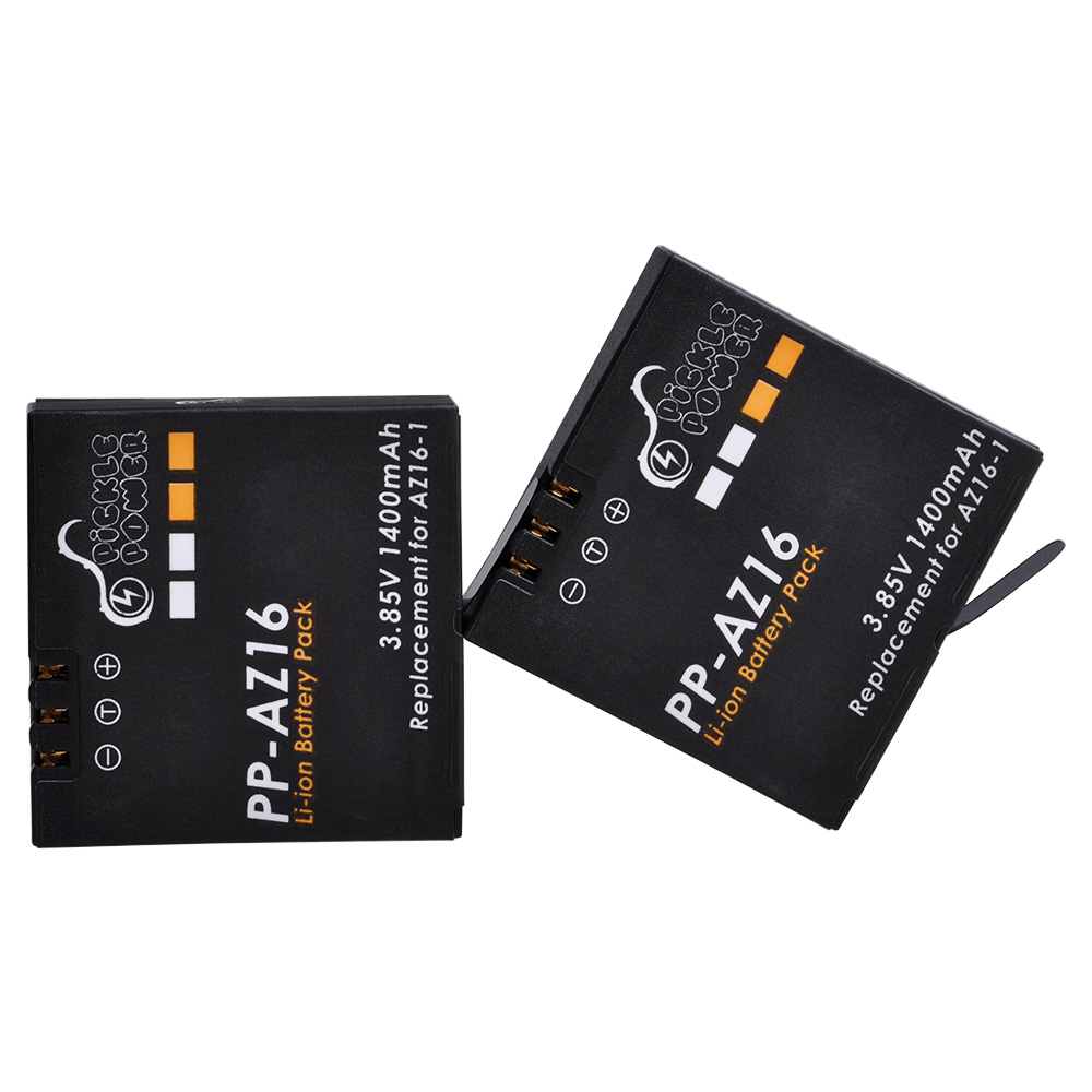 1400mAh AZ16-1 Battery / Dual  - Action Camera Battery Charger Dual Pack ulasan dan harga
