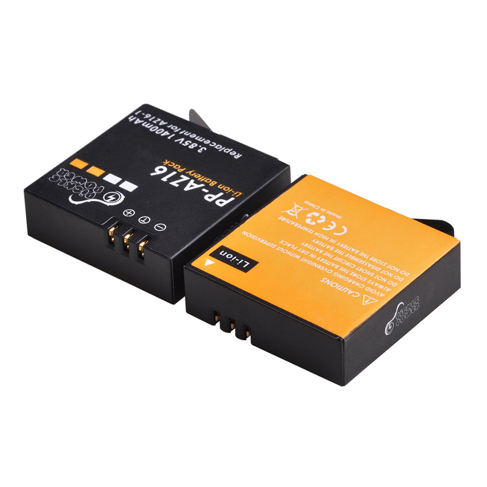 1400mAh AZ16-1 Battery / Dual  - Action Camera Battery Charger Dual Pack ulasan dan harga