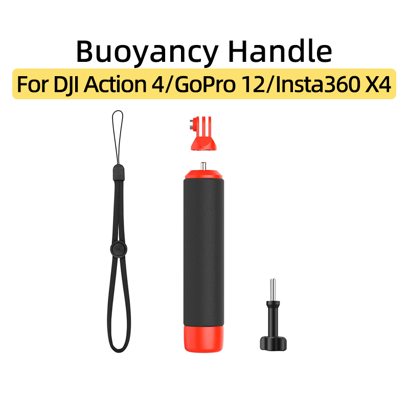 For DJI Osmo Action 4/3/Insta3 - Action Camera Floating Handle Grip ulasan dan harga