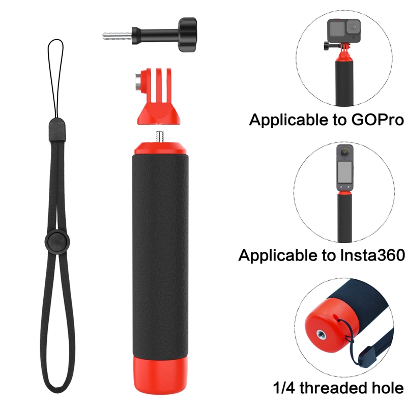 For DJI Osmo Action 4/3/Insta3 - Action Camera Floating Handle Grip ulasan dan harga
