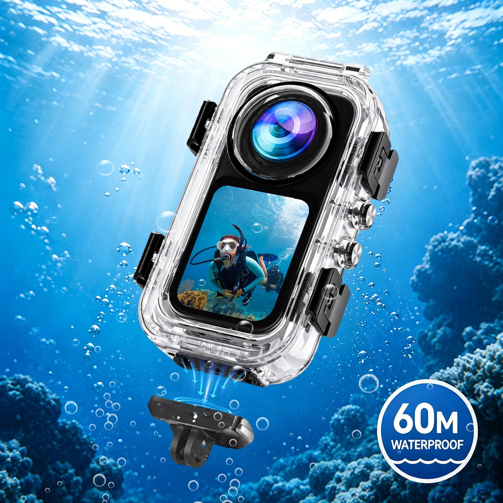 PULUZ 60m Underwater Diving Ca - Action Camera Diving Case Underwater 60M ulasan dan harga