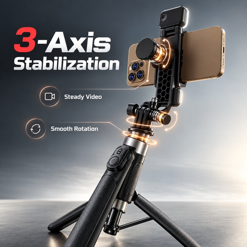 New X2 Drop‑Open Selfie Stick  - Action Camera Selfie Stick Invisible ulasan dan harga