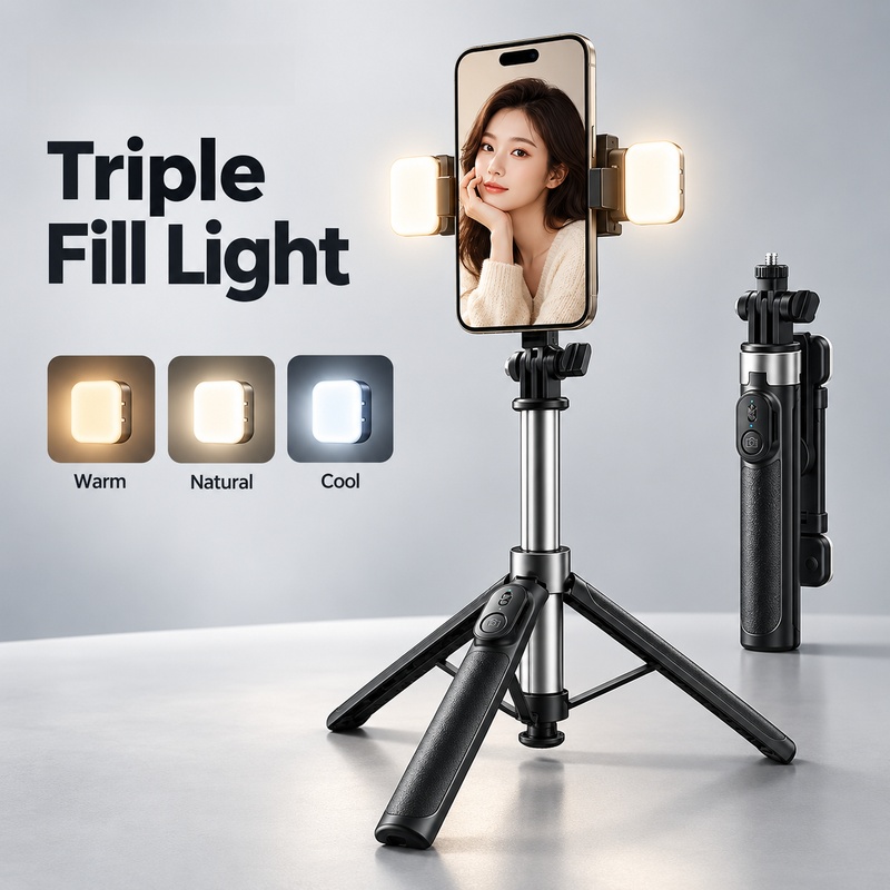 New X2 Drop‑Open Selfie Stick  - Action Camera Selfie Stick Invisible ulasan dan harga