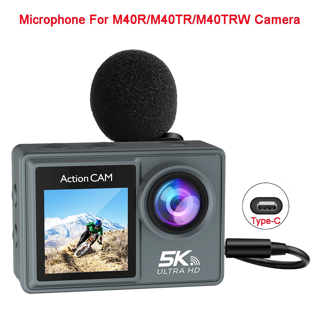 High Fidelity External Microph - Action Camera External Microphone Usb ulasan dan harga