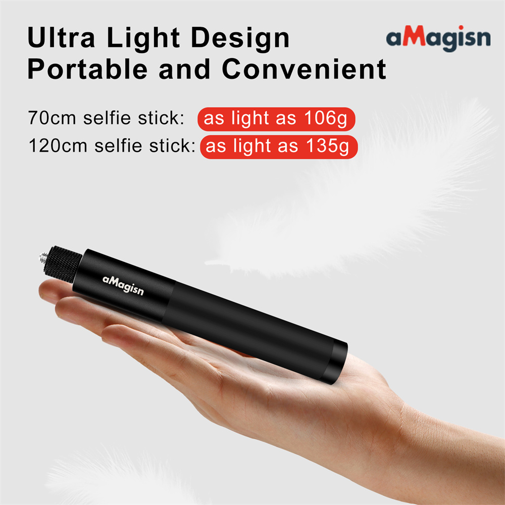 Amagisn 16-70Cm Invisible Self - Action Camera Selfie Stick Invisible ulasan dan harga