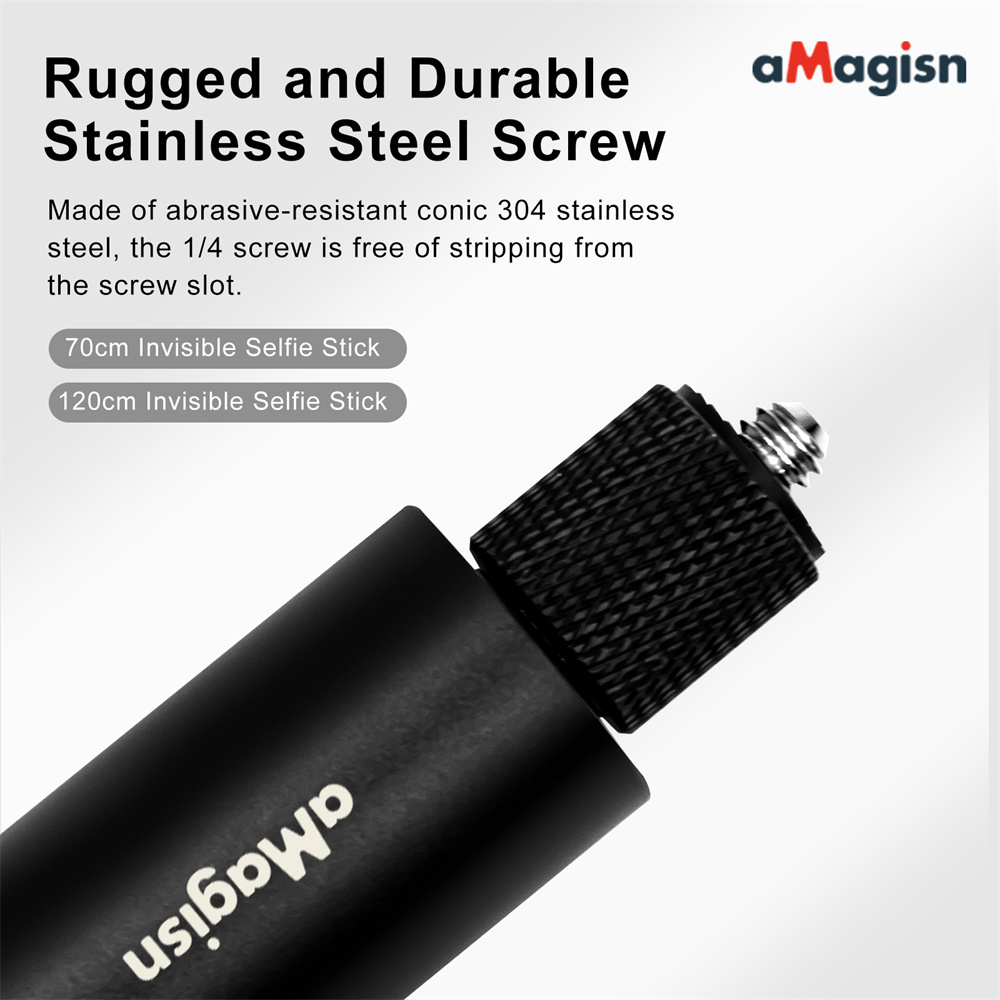 Amagisn 16-70Cm Invisible Self - Action Camera Selfie Stick Invisible ulasan dan harga