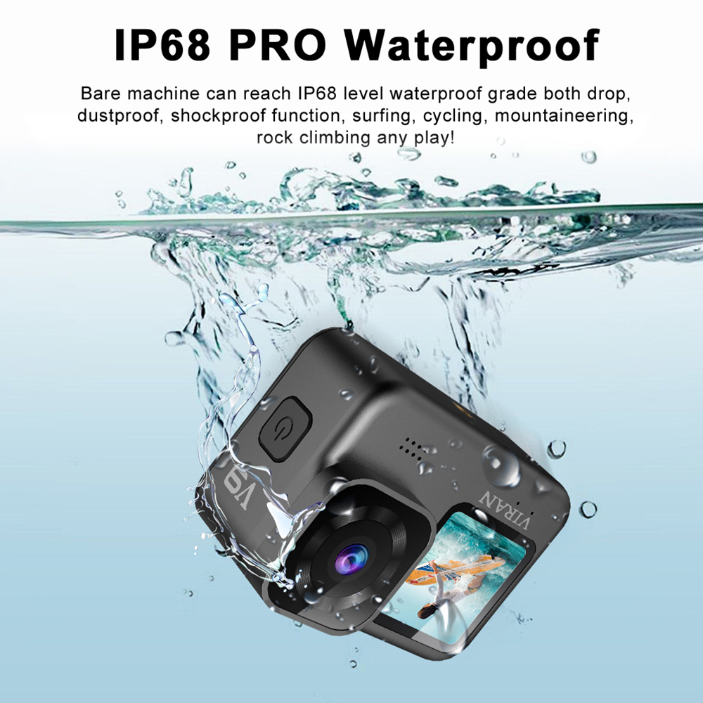 V9 4K Wifi Anti-Shake Camera 6 - Action Camera 4K 60Fps Dual Screen ulasan dan harga