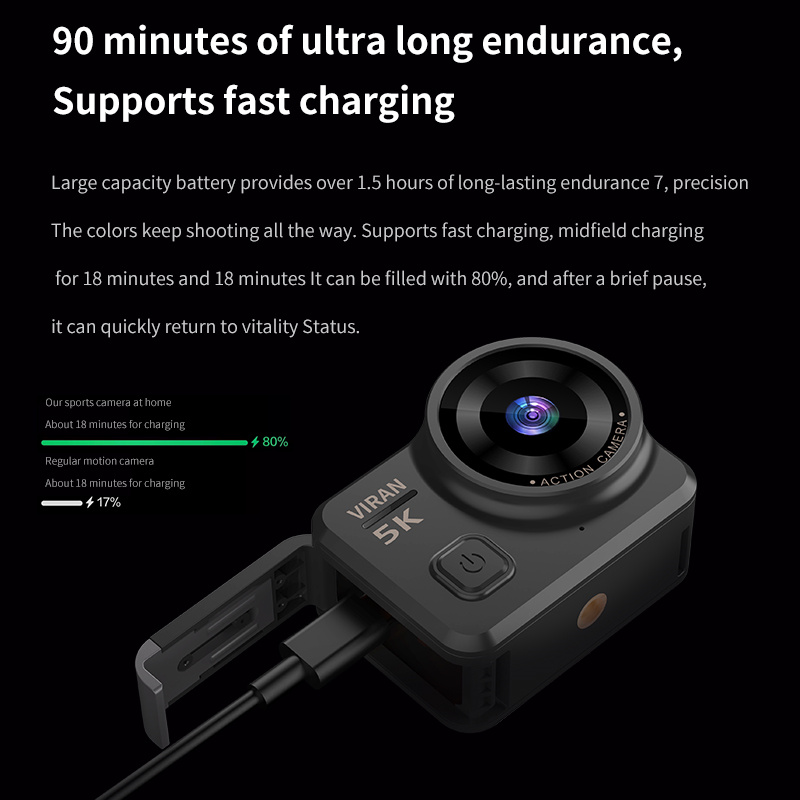 Portable Action Camera 5K 2.0  - Action Camera Optical Image Stabilization ulasan dan harga