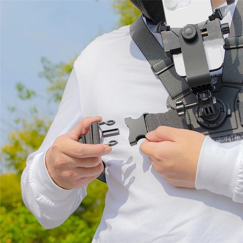 B92B Adjustable Chest Mount Ha - Action Camera Chest Strap Harness Mount ulasan dan harga