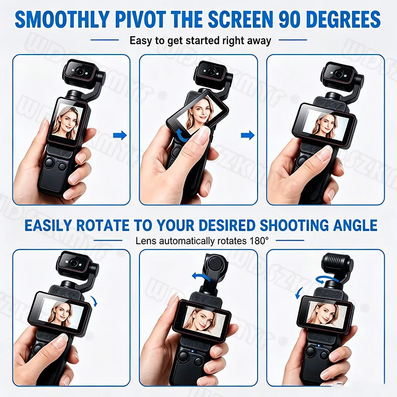 Mini Portable Camera WiFi 180° - Action Camera Optical Image Stabilization ulasan dan harga