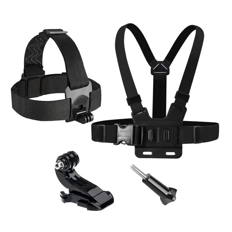 Chest Mount Harness & Head Str - Action Camera Chest Strap Harness Mount ulasan dan harga