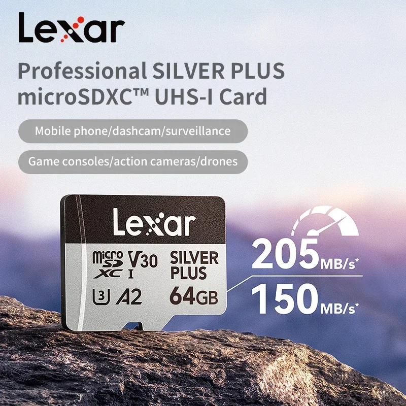 Lexar SILVER PLUS MicroSDXC TF - Action Camera Micro Sd Card 128Gb V30 ulasan dan harga