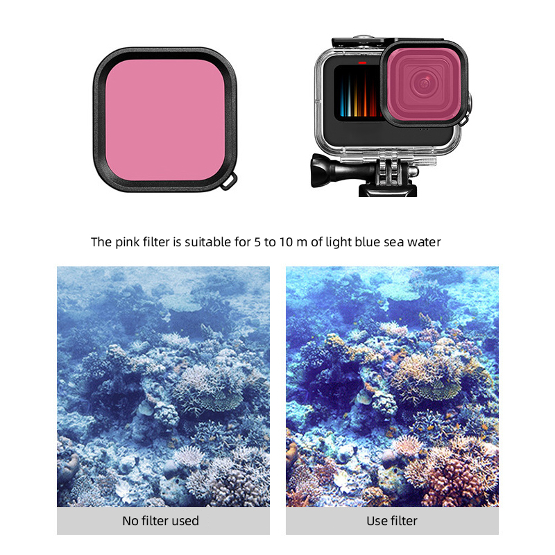 60M/196FT Underwater Waterproo - Action Camera Diving Case Underwater 60M ulasan dan harga