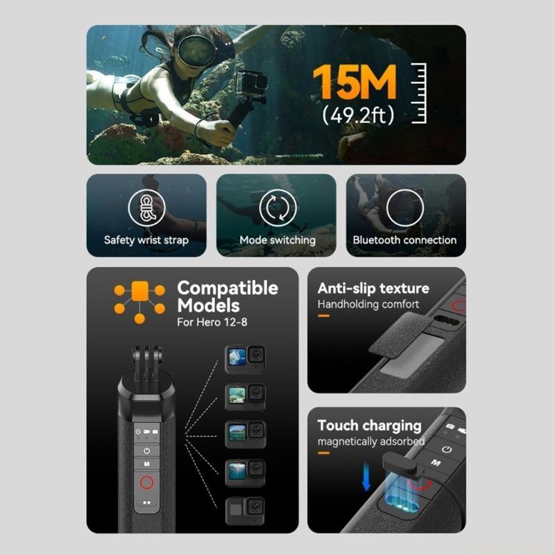 E56B Floating Hand Grip Mount  - Action Camera Floating Handle Grip ulasan dan harga