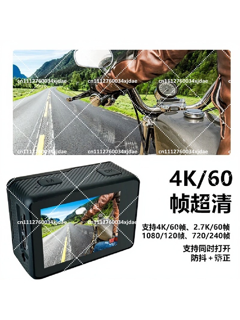4K Action Camera 60FPS Sports  - Action Camera 4K 60Fps Dual Screen ulasan dan harga