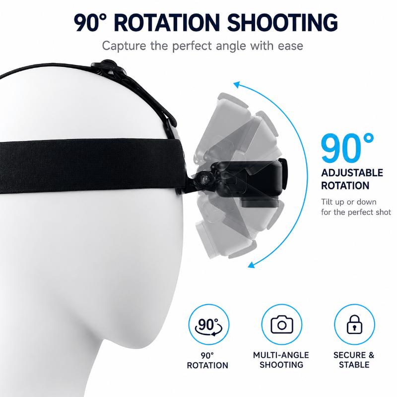 【1/4/5Pcs Mobile Phone Head Ch - Action Camera Chest Strap Harness Mount ulasan dan harga