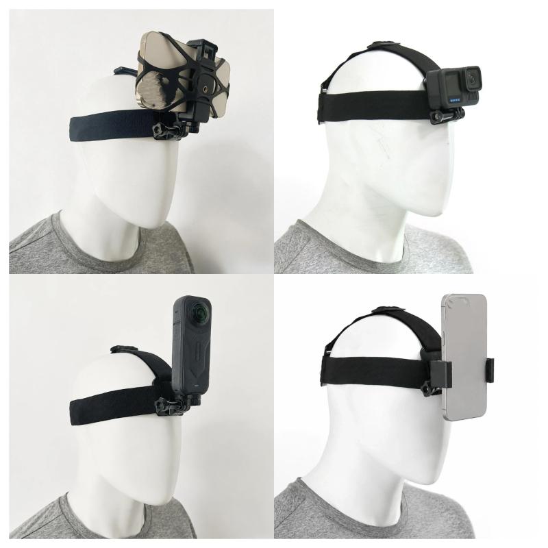 【1/4/5Pcs Mobile Phone Head Ch - Action Camera Chest Strap Harness Mount ulasan dan harga