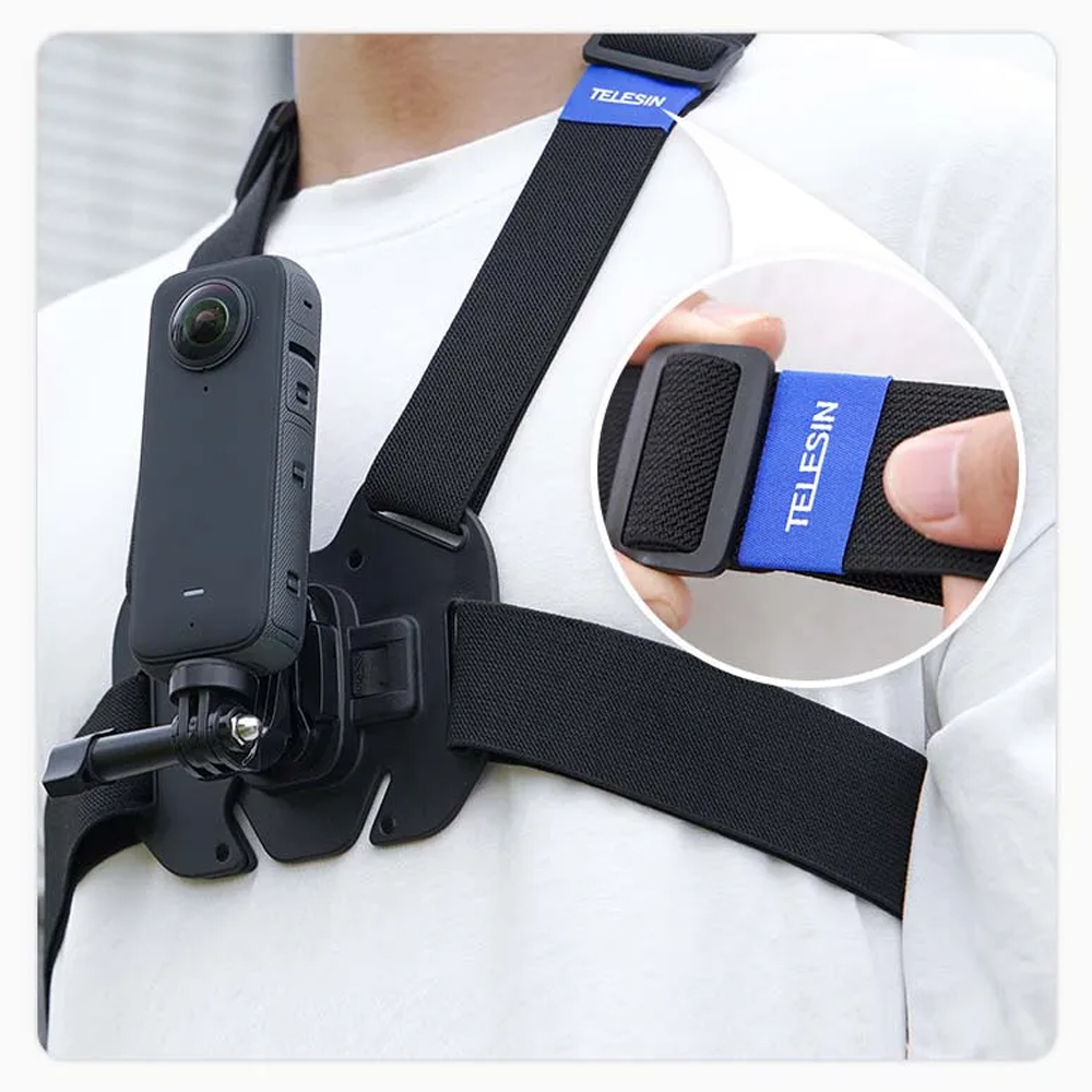 Adjustable Chest Strap Mount H - Action Camera Chest Strap Harness Mount ulasan dan harga