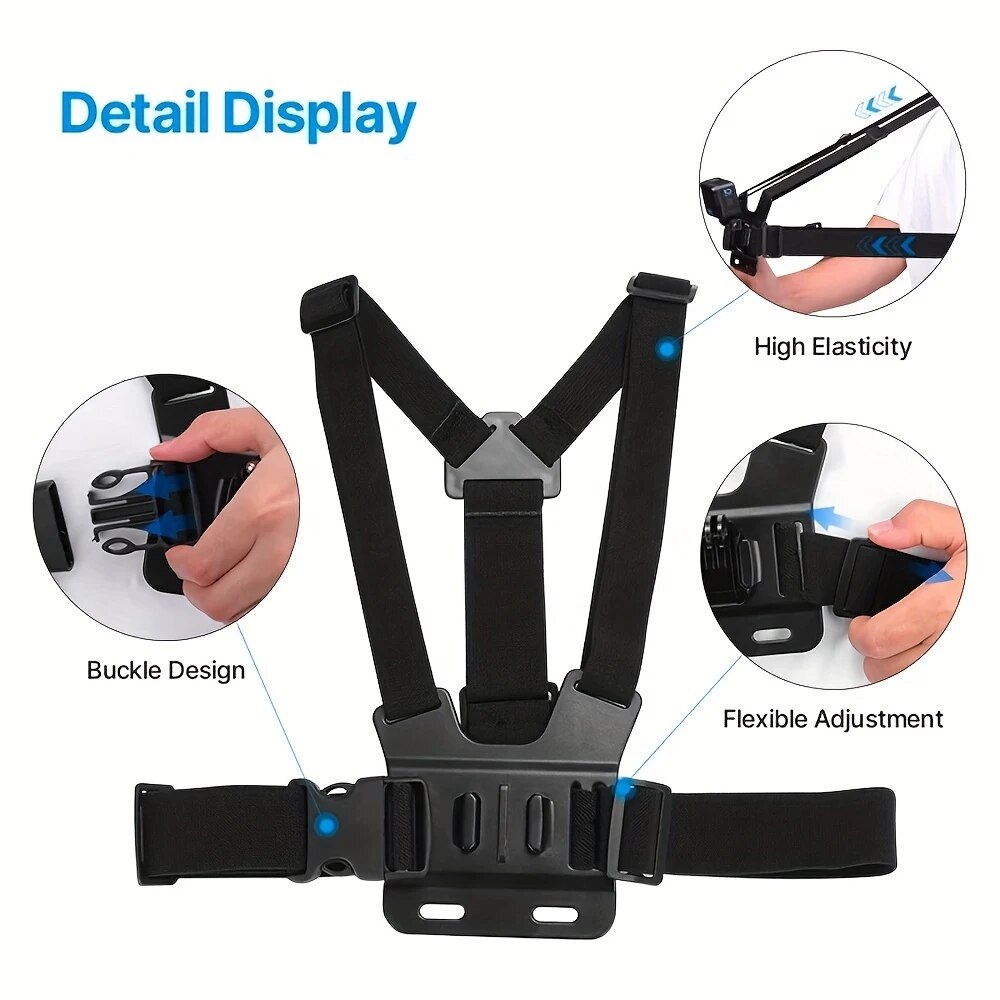 Mobile Phone Head Chest Strap  - Action Camera Chest Strap Harness Mount ulasan dan harga