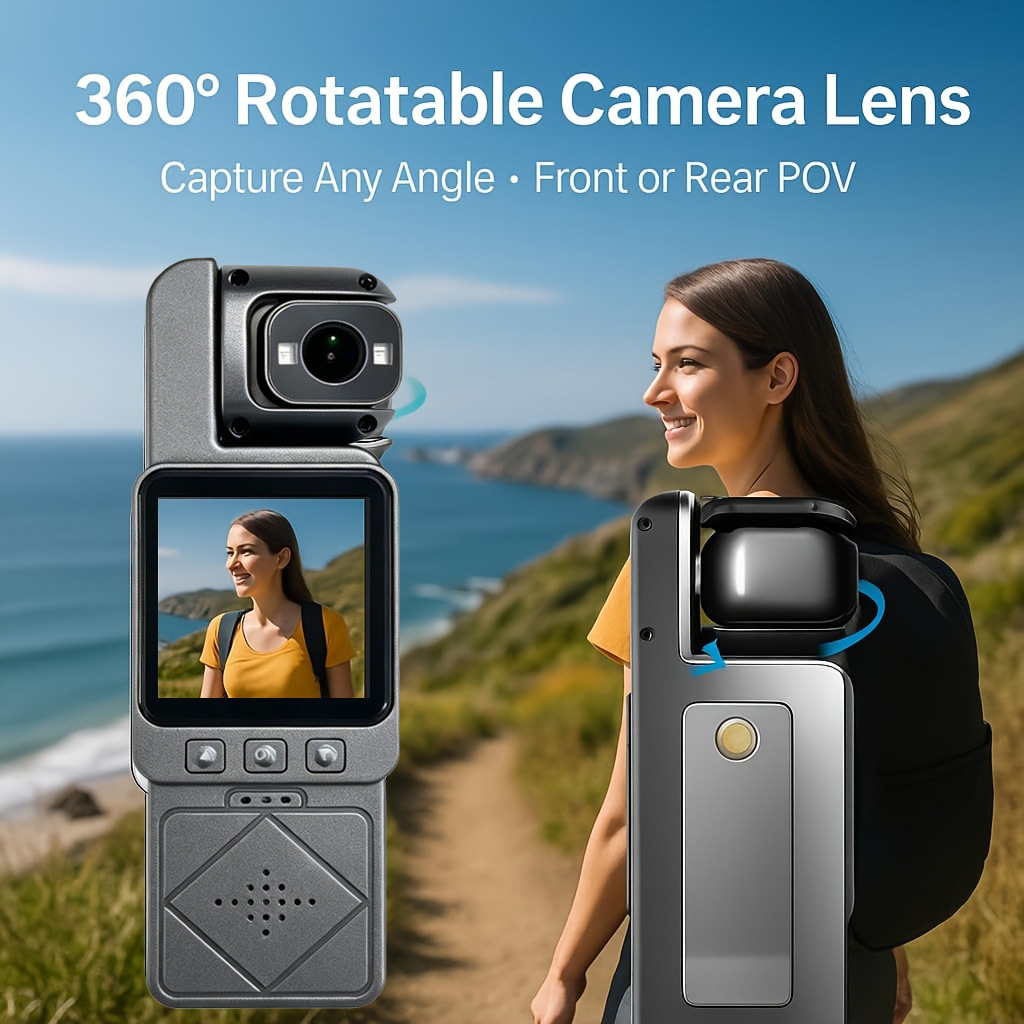 DV02 4K Handheld Action Camera - Action Camera Optical Image Stabilization ulasan dan harga