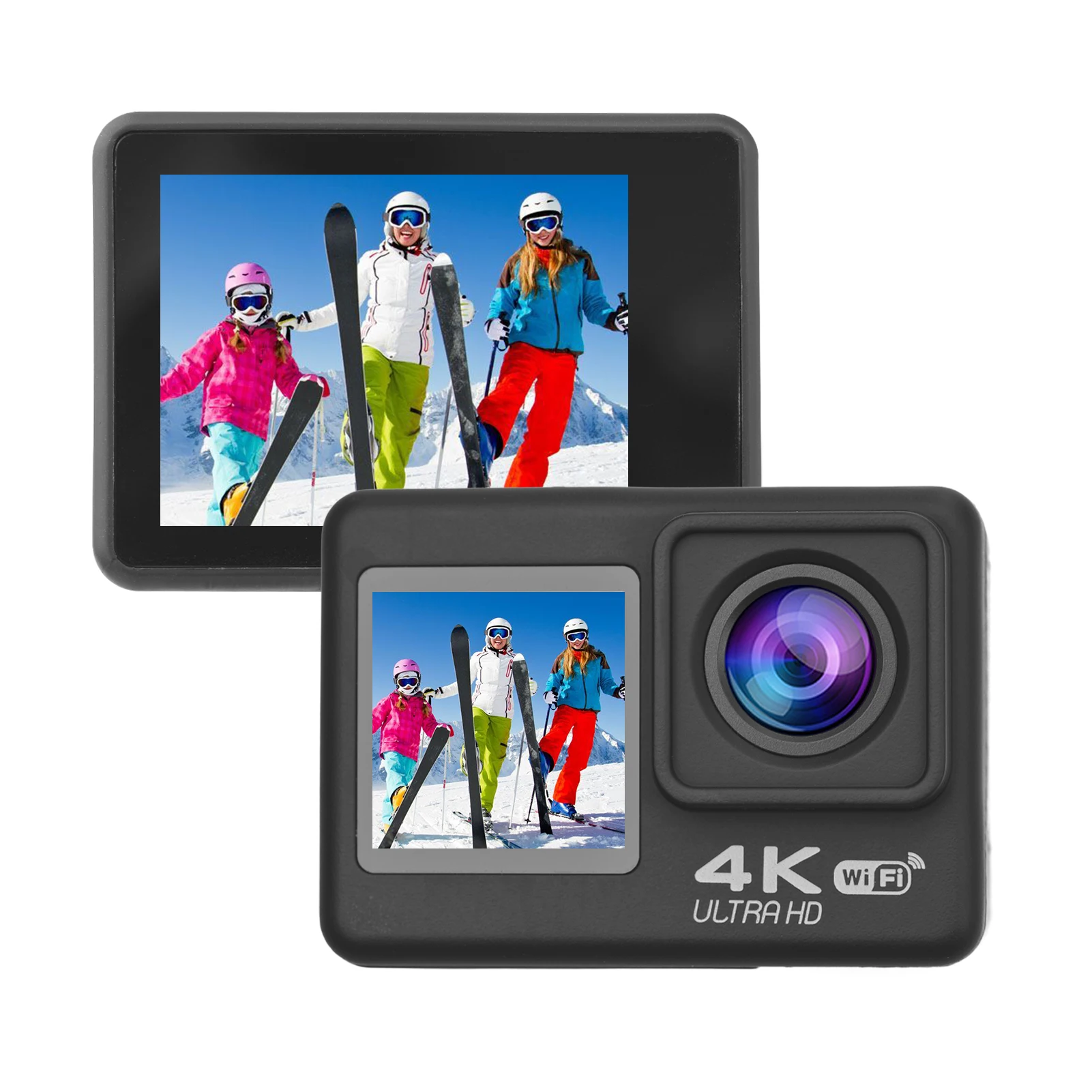 4K 60FPS High Definition Dual  - Action Camera 4K 60Fps Dual Screen ulasan dan harga