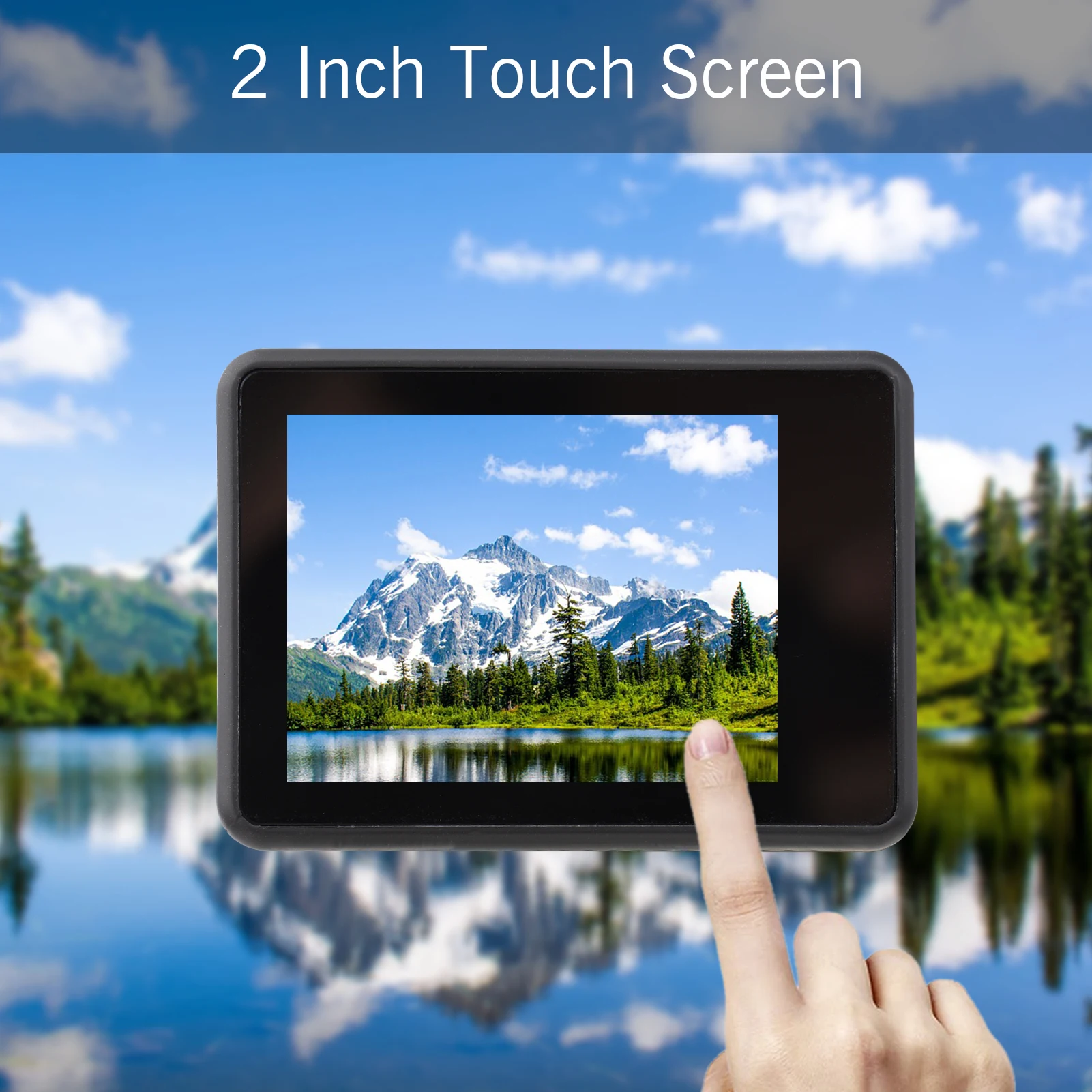 4K 60FPS High Definition Dual  - Action Camera 4K 60Fps Dual Screen ulasan dan harga