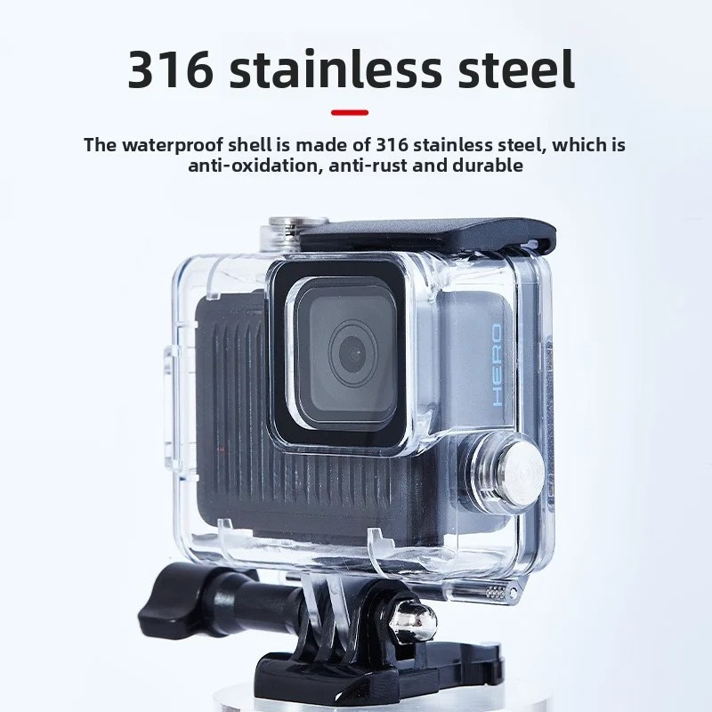 PC Waterproof Case for GO PRO  - Action Camera Diving Case Underwater 60M ulasan dan harga