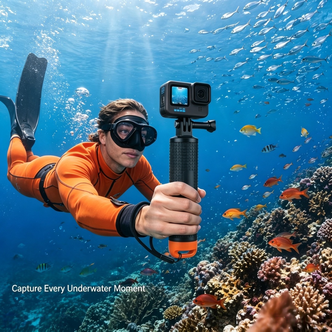 Floating Hand Grip Handle for  - Action Camera Floating Handle Grip ulasan dan harga